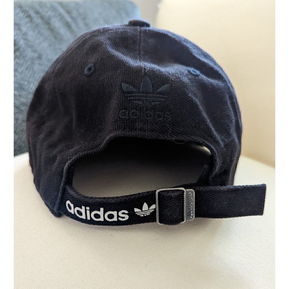 Adidas Bold OG Bold Trefold Black Adjustable Cap OSFA - Picture 5 of 8